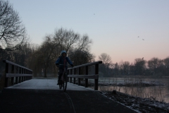 onderweg naar school